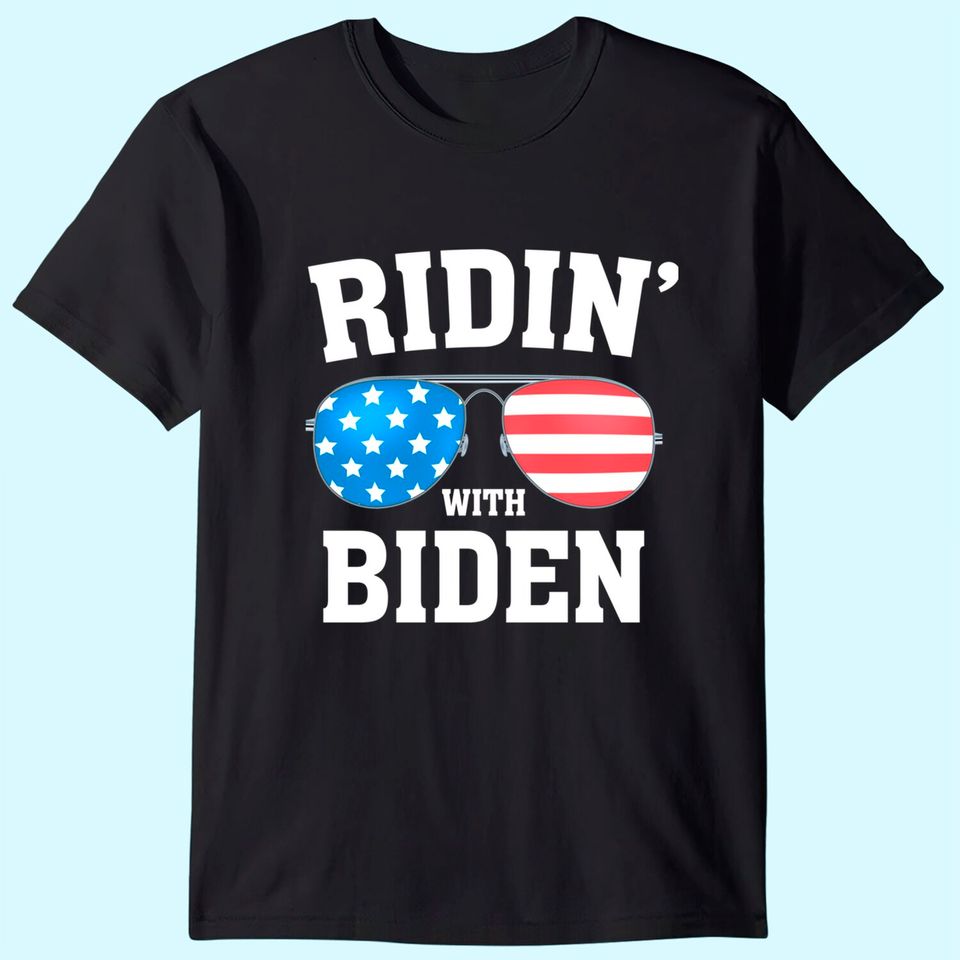 Joe Biden Kamala Harris 2020 - RIDIN' WITH - Liberal T-Shirt
