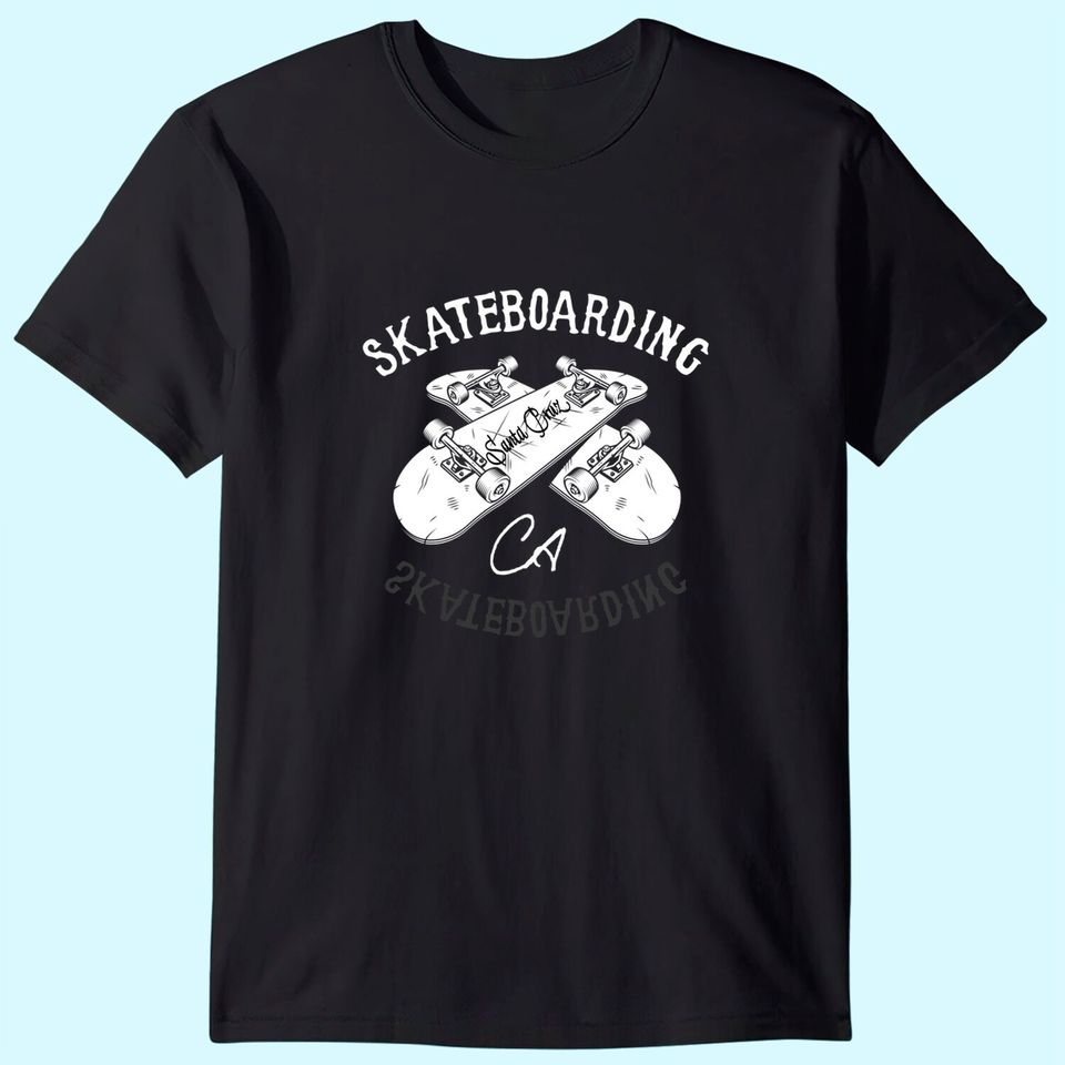 SkateBoarding Skate or Die SkateBoard Santa Cruz Street Wear T-Shirt