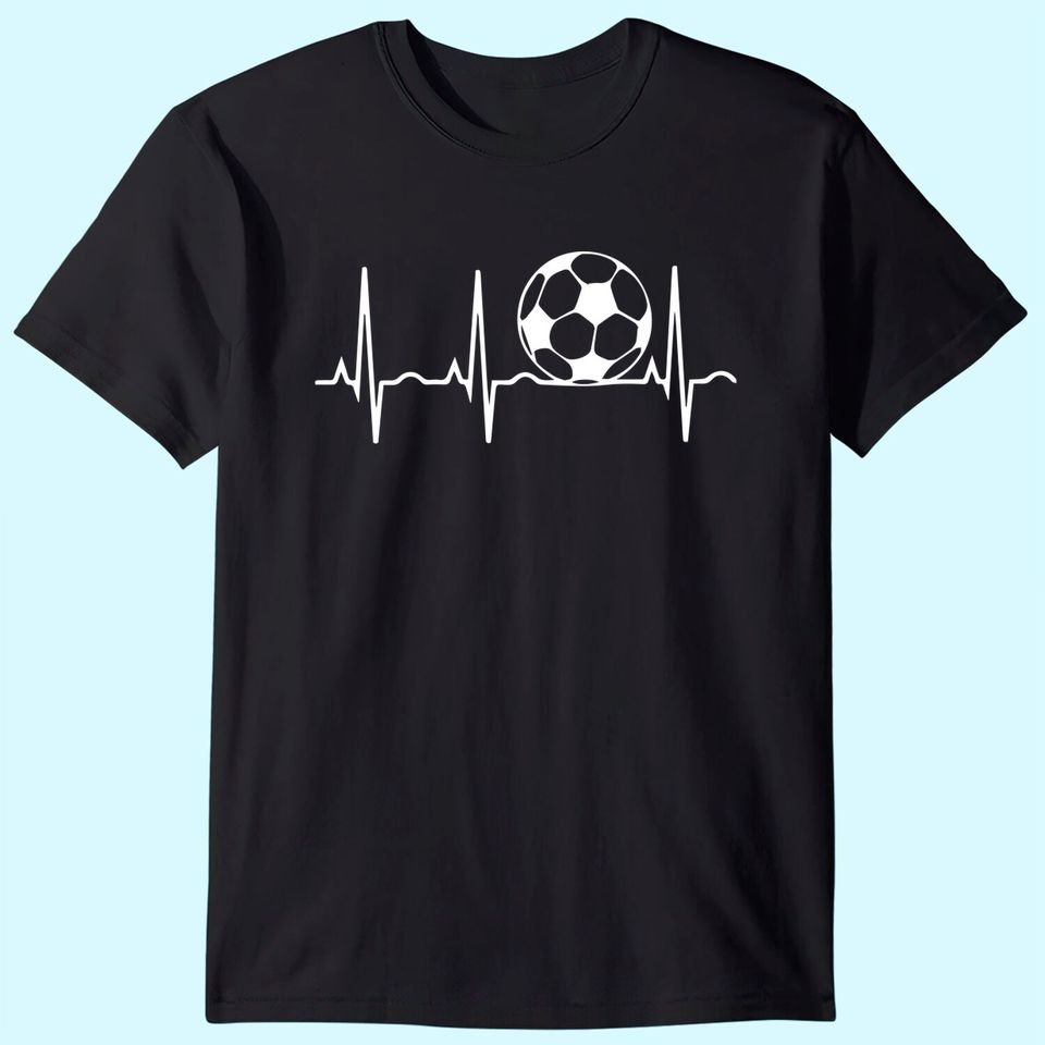 Soccer Heartbeat Soccer Ball T Shirt