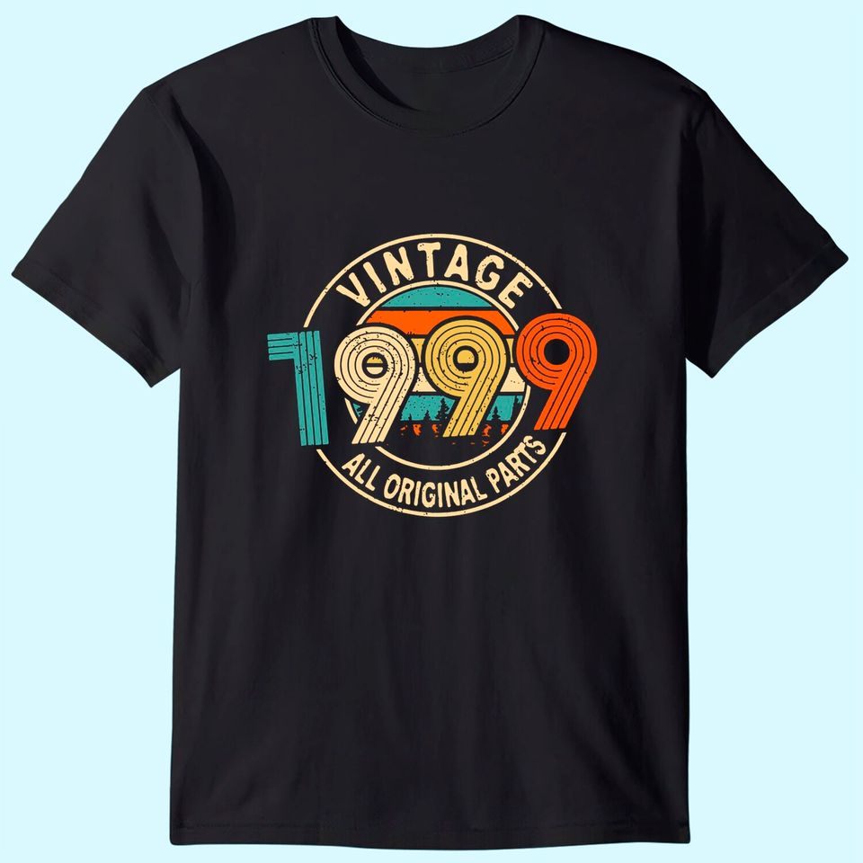 Vintage 1999 22nd Birthday T Shirt