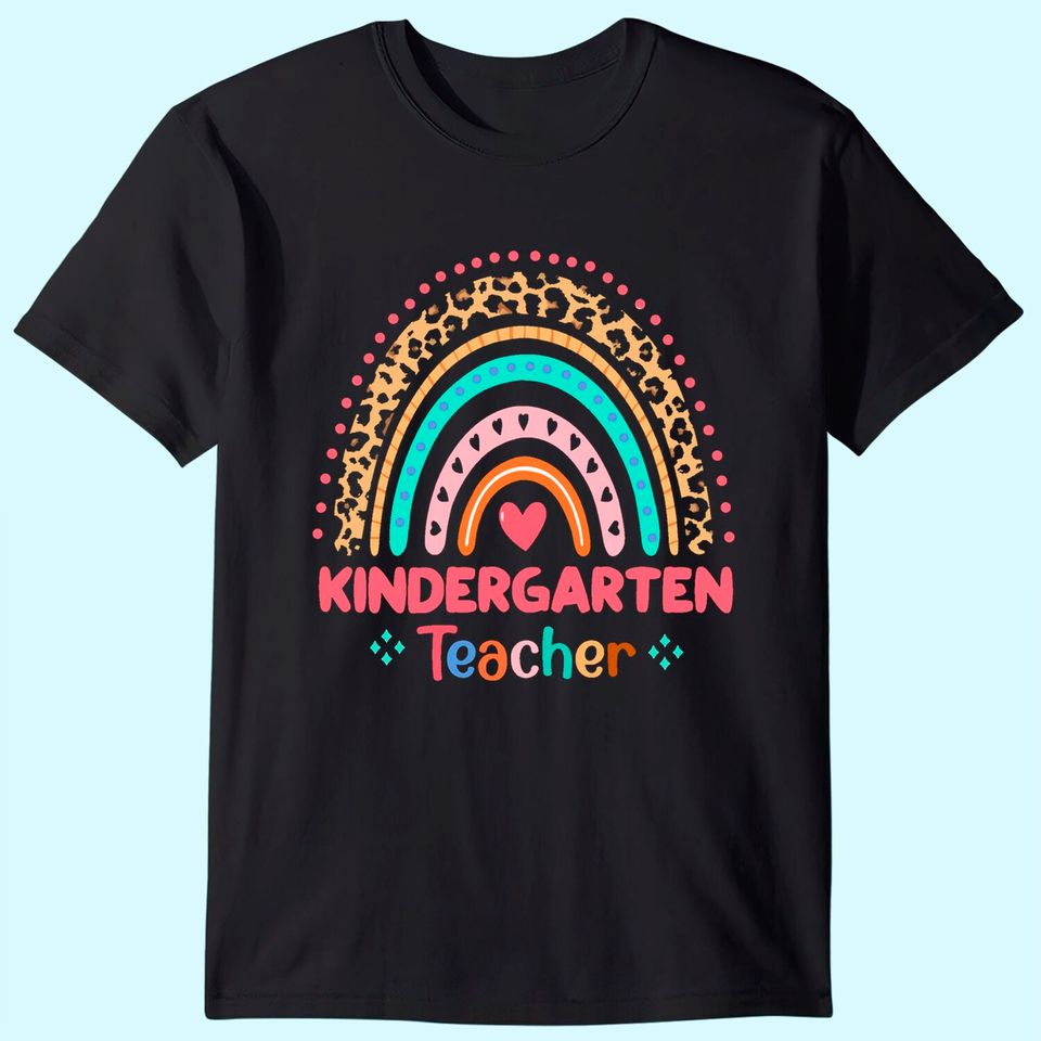 Kindergarten Rainbow Teacher Team Kindergarten Squad T Shirt