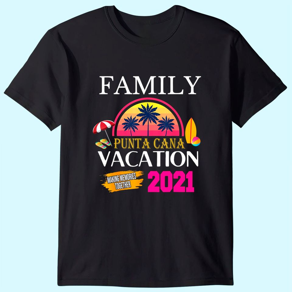 Punta Cana Family Vacation Matching Dominican Republic T-Shirt