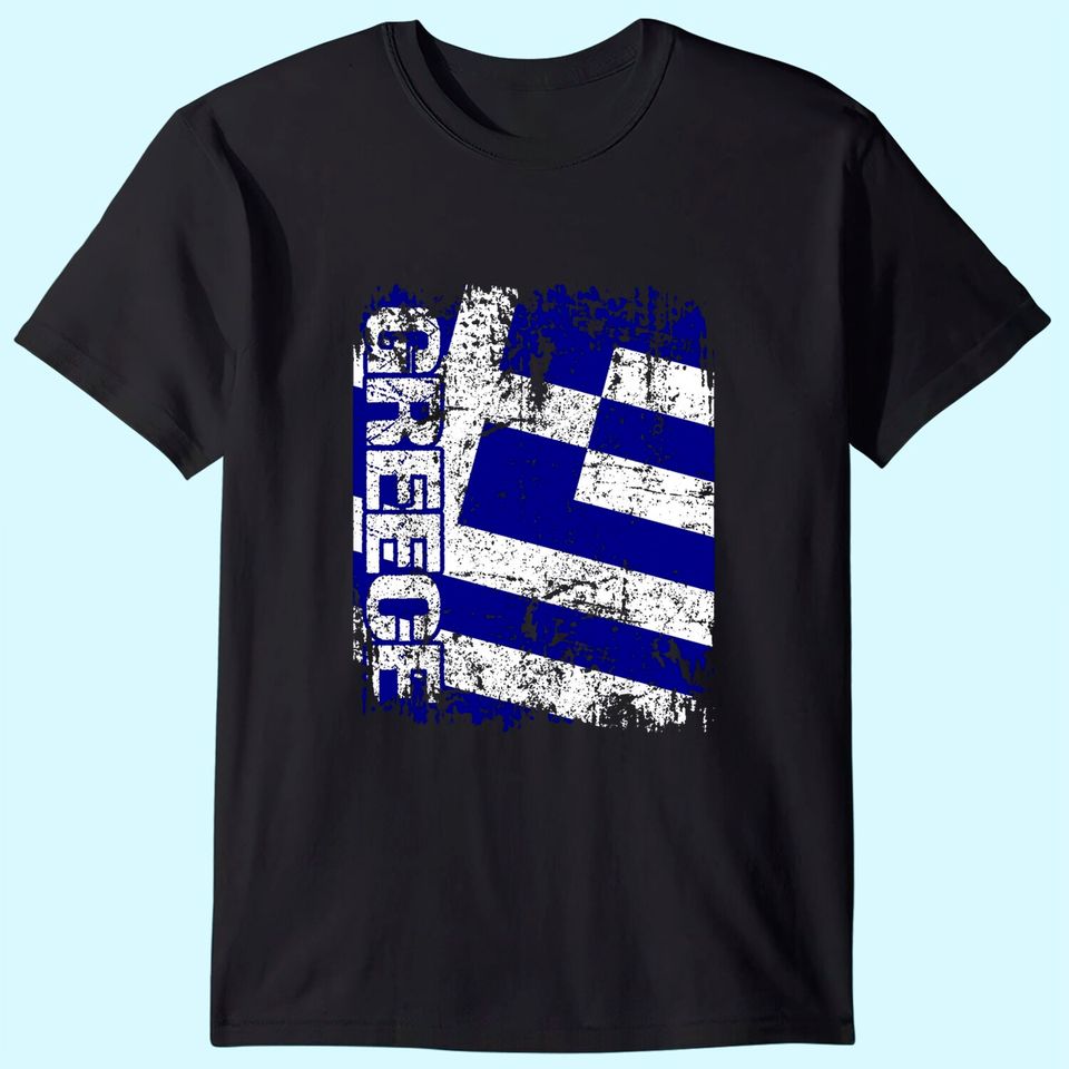 GREECE Flag Vintage Distressed GREECE T Shirt