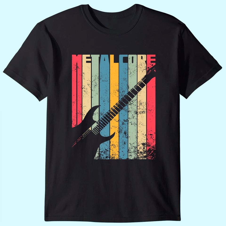 Vintage Metalcore Guitar Rock Music T Shirt