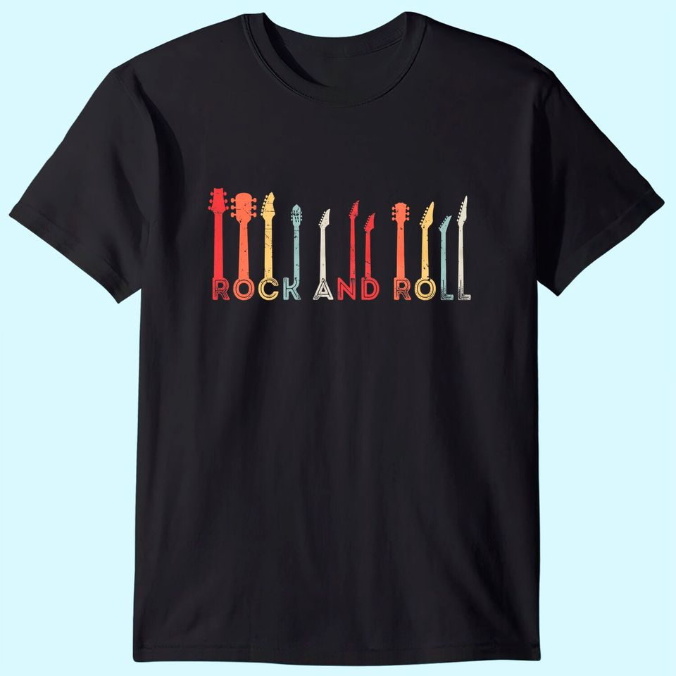 Rock And Roll Vintage Design Concert Band T Shirt