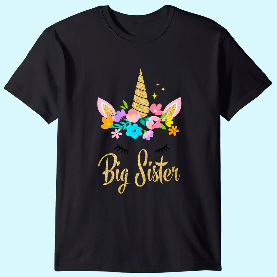 Kids Unicorn Big Sister Shirt I'm Going to be a Big Sister T