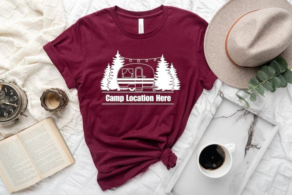 Camping Family Personalized Matching Custom T-Shirt