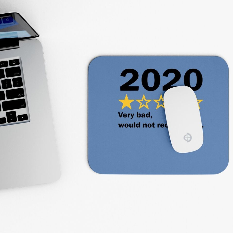 2020 Review Funny New Years Eve 2021 Mouse Pad