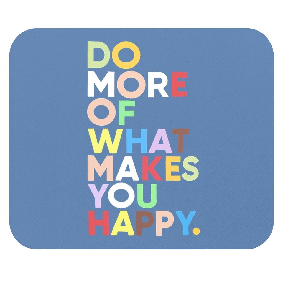 Fun Happy Graphic Mouse Pad Cute Short Sleeve Letter Printed Mouse Pad Top