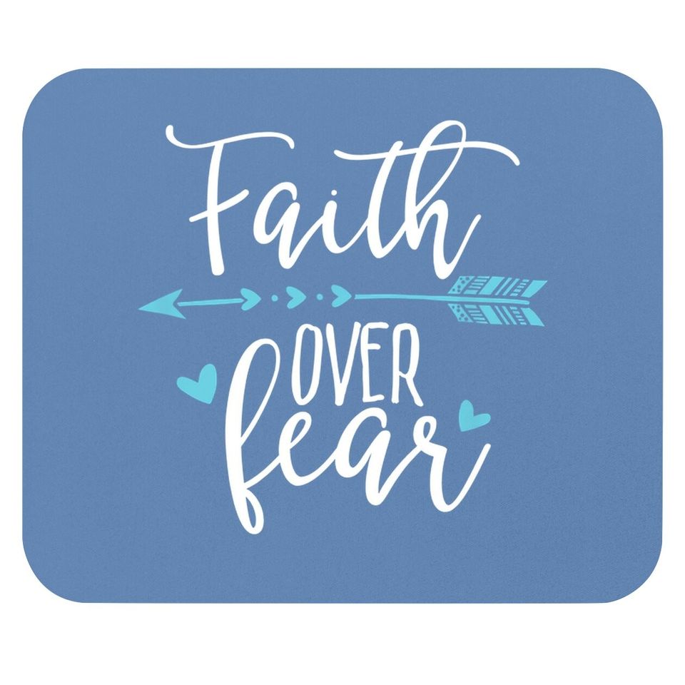 Faith Over Fear- Faith Over Fear Apparel Mouse Pad