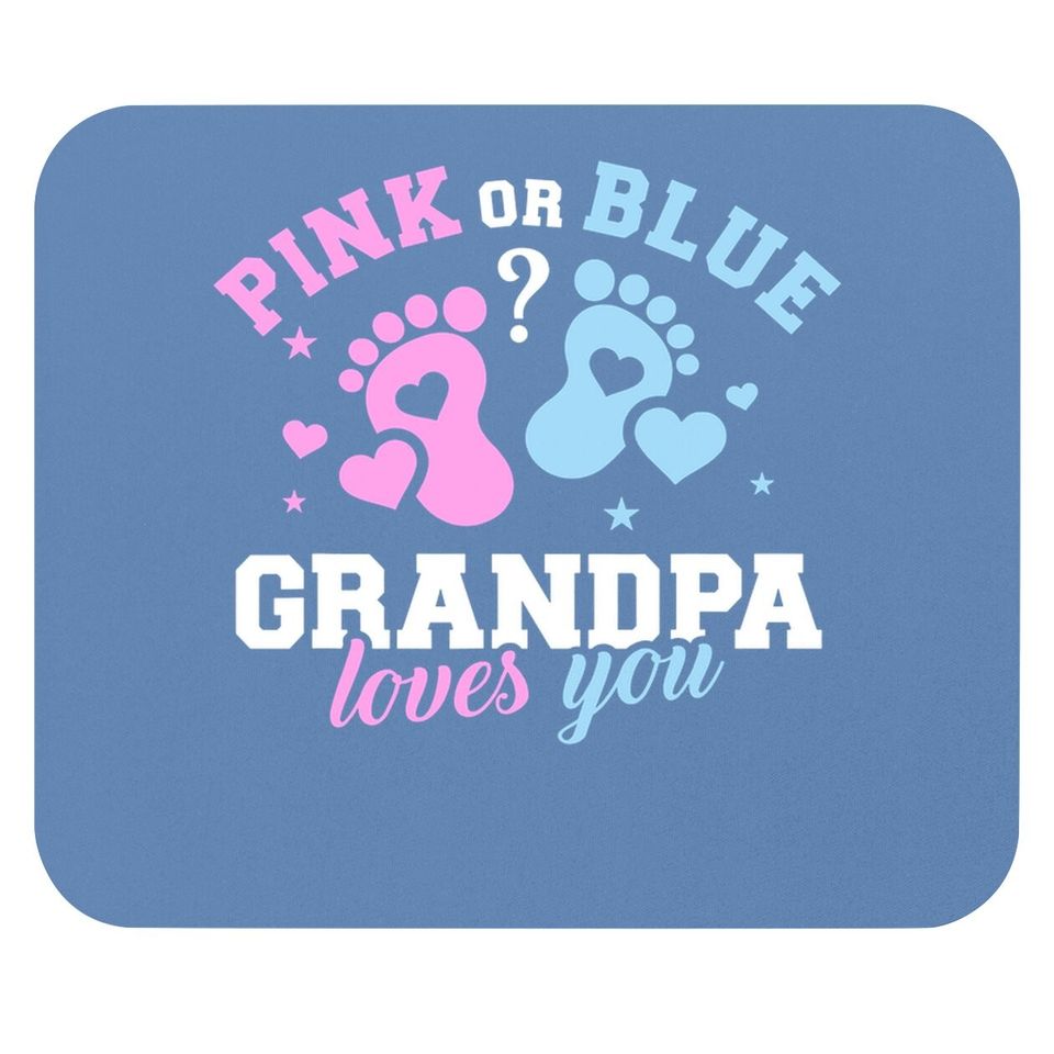 Gender Reveal Grandpa Mouse Pad