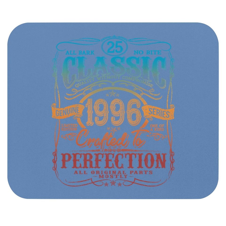 Vintage 1996 Limited Edition Gift 25 Years Old 25th Birthday Mouse Pad