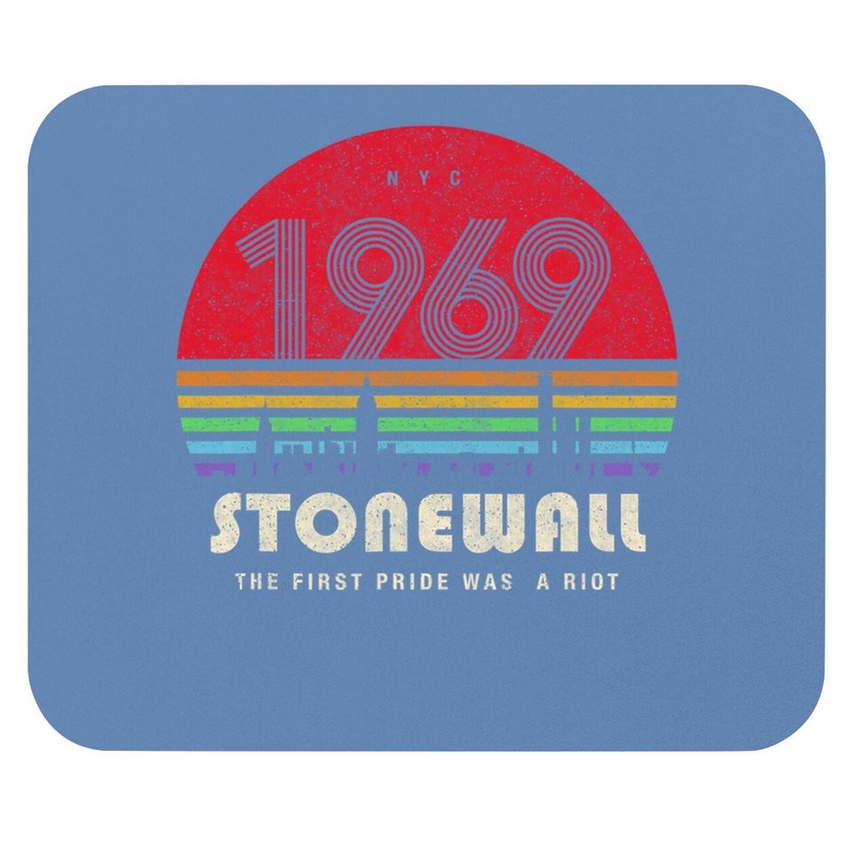 Pride 50th Anniversary Stonewall 1969 Was A Riot Lgbtq Mouse Pad