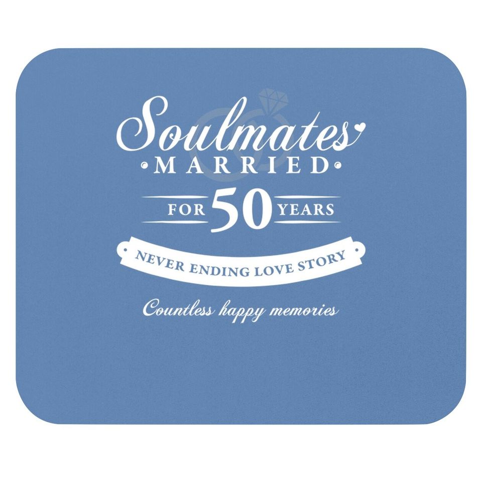 50th Wedding Anniversary 50 Years Of Marriage Mouse Pad