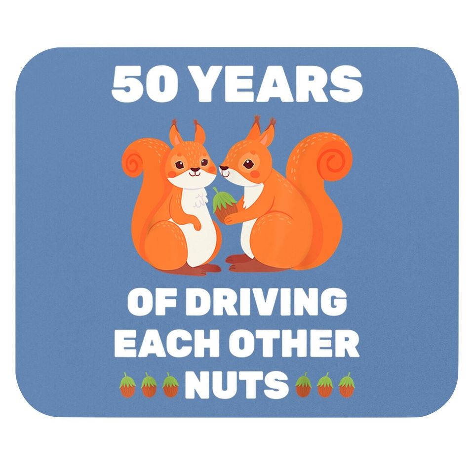50th 50-year Wedding Anniversary Funny Couple For Him Her Mouse Pad