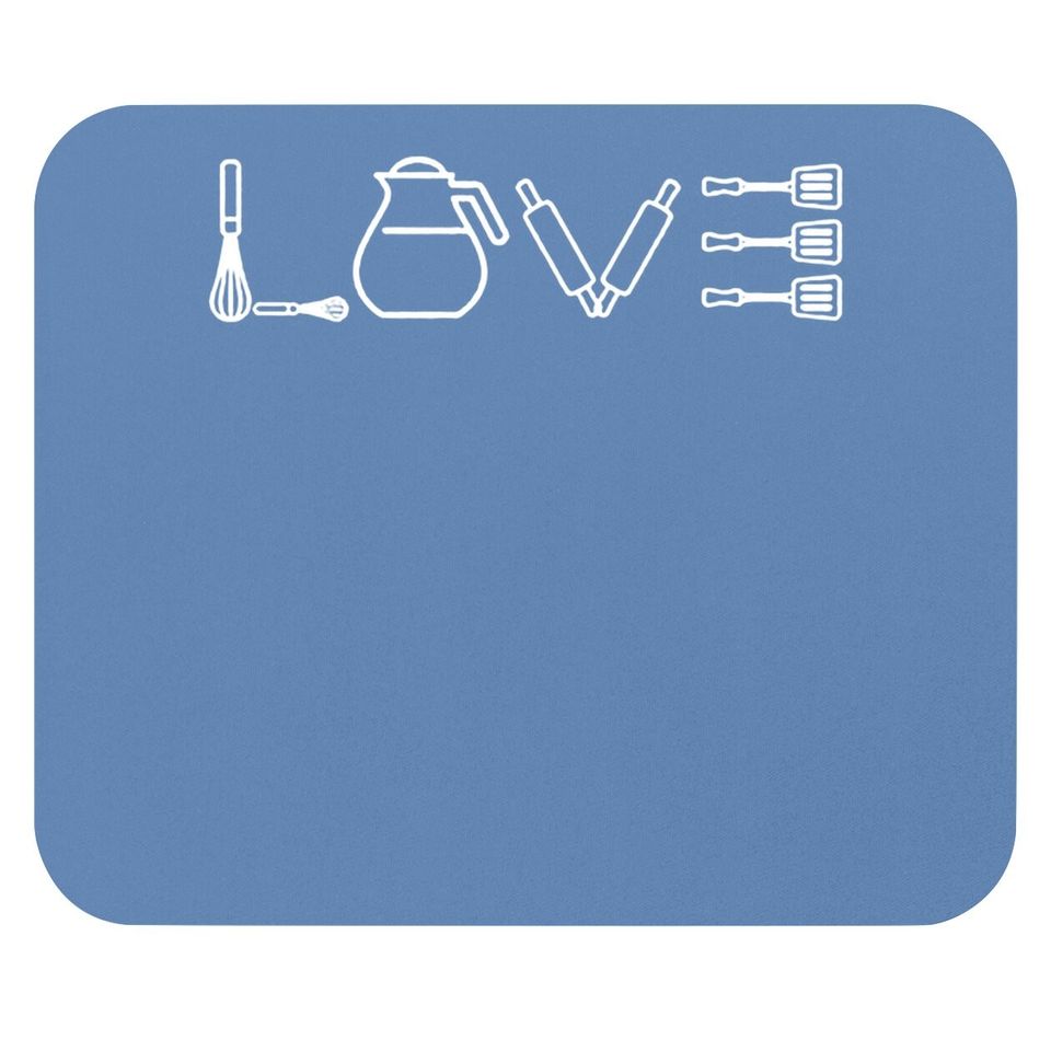 Love Cooking, Chef Mouse Pad, Cooking Mouse Pad, Culinary Mouse Pad