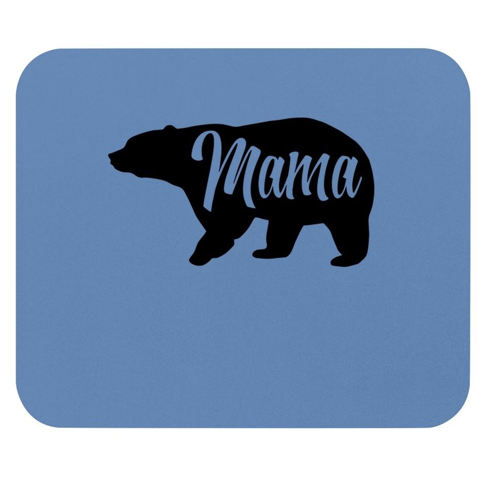 Mama Bear Mouse Pad Cute Funny Best Mom Of Boys Girls Cool Mothers Day Mouse Pad