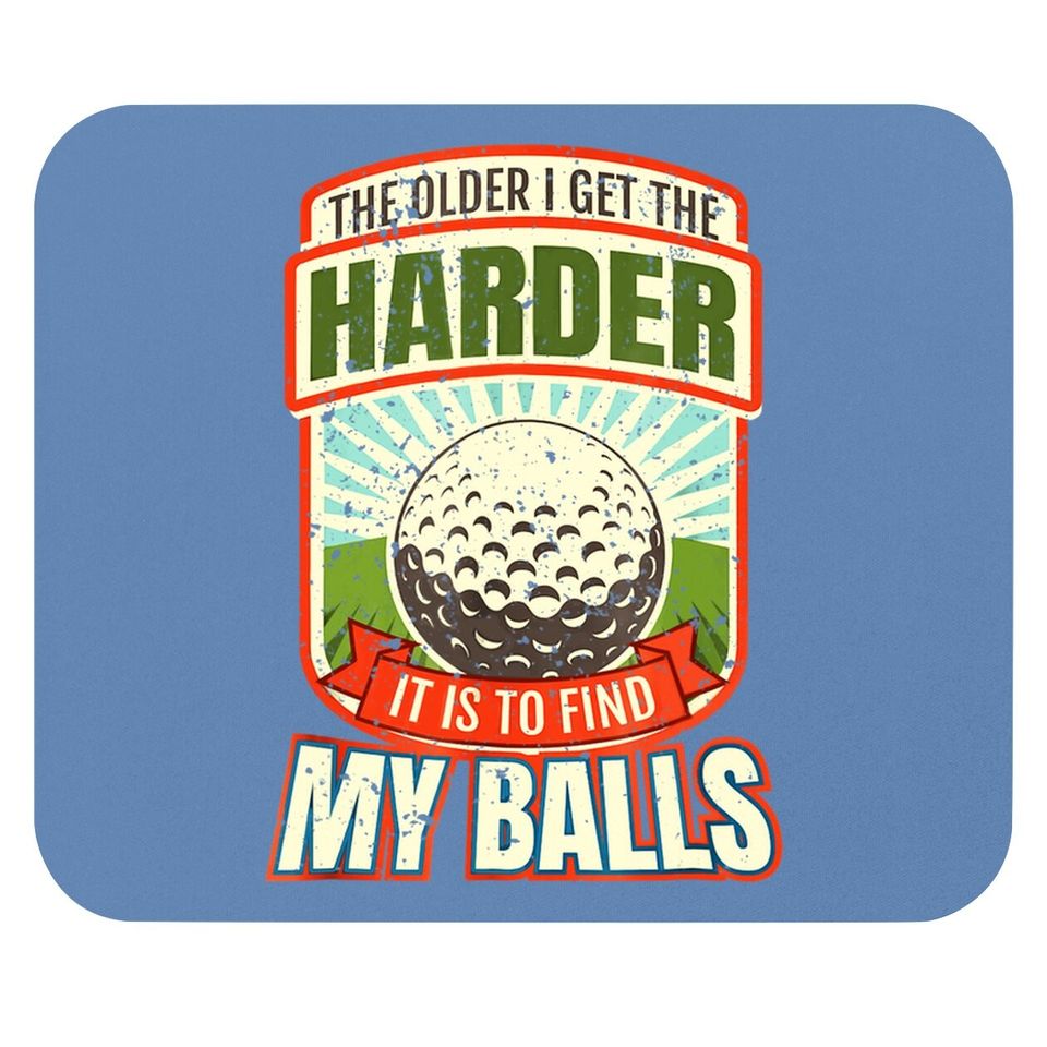 Funny Golf Mouse Pad For Men, Funny Golfer Mouse Pad