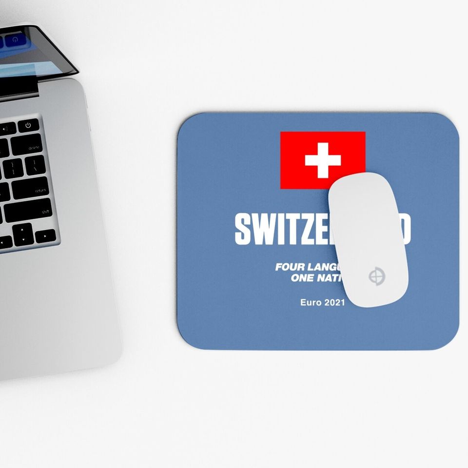 Euro 2021 Mouse Pad Switzerland Football Team Double Sided
