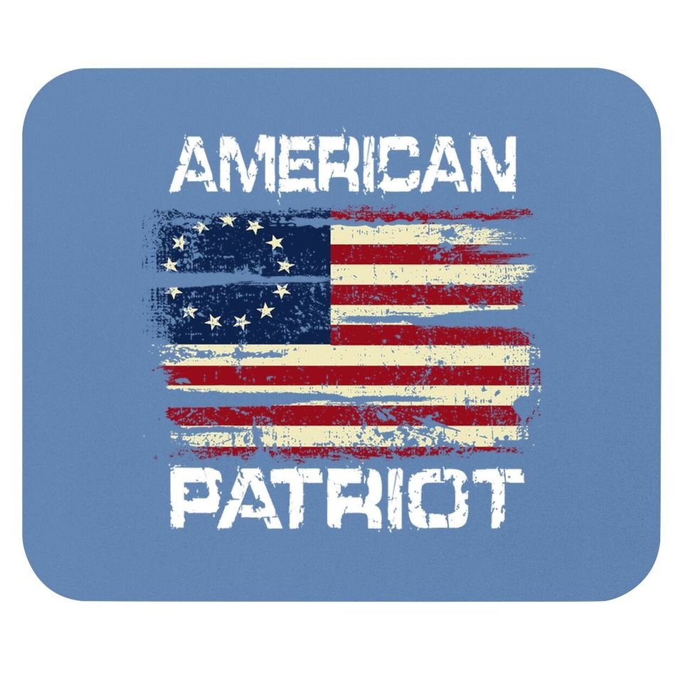 Betsy Ross American Flag 13 Star Colonies American Patriot Mouse Pad