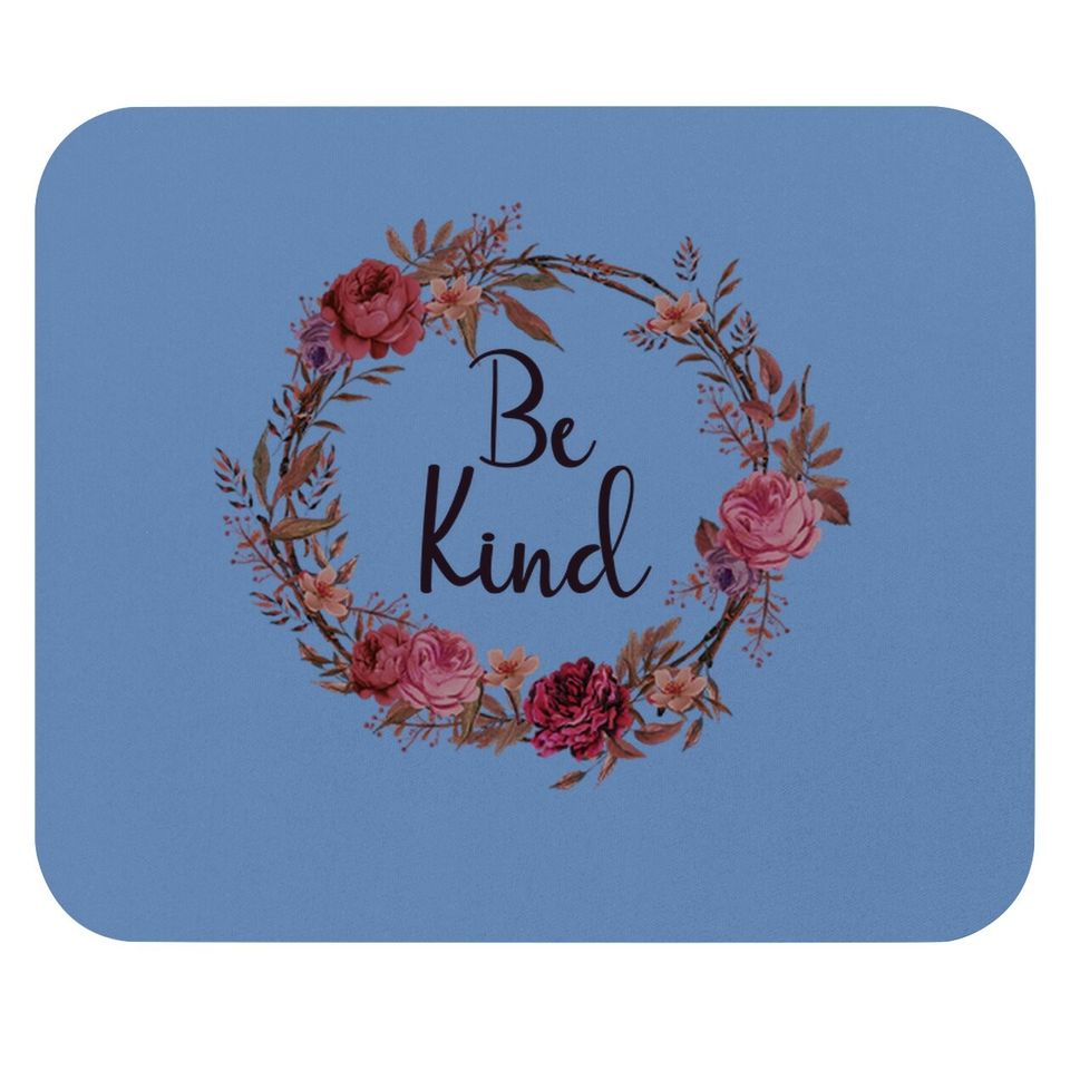 Be Kind Mouse Pad Summer Letter Print Short Sleeve Loose Tops Inspirational Graphic Mouse Pad