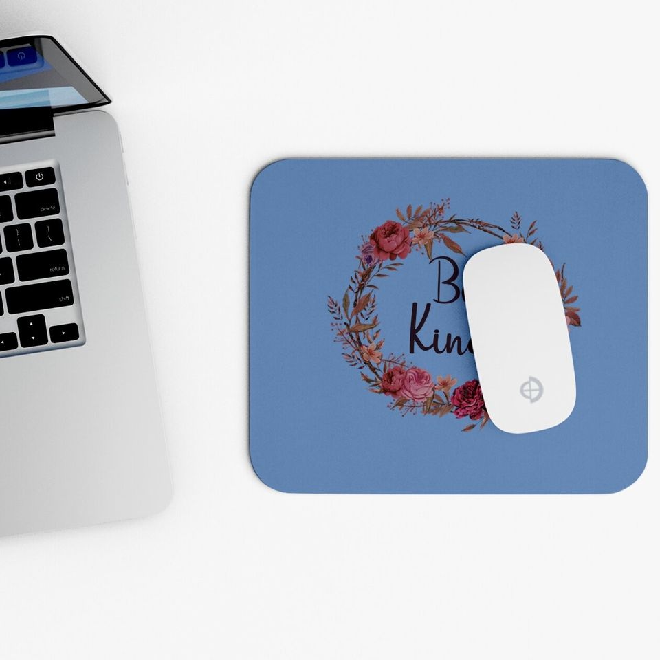 Be Kind Mouse Pad Summer Letter Print Short Sleeve Loose Tops Inspirational Graphic Mouse Pad