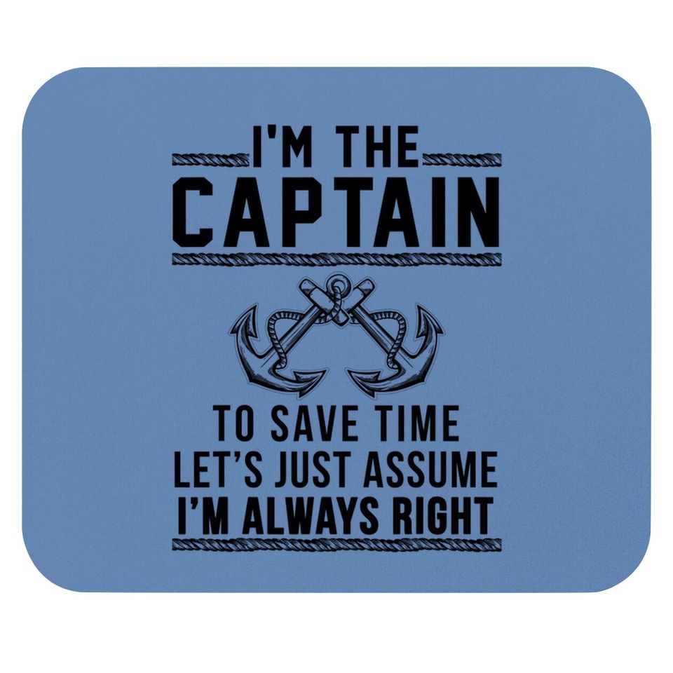 Captain Of The Boat - Mouse Pad Mouse Pad