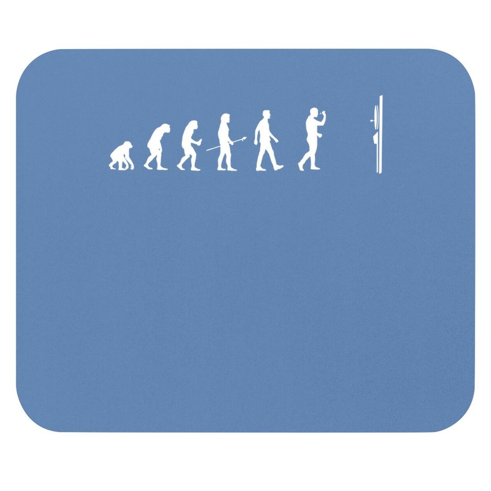 Darts Mouse Pad Evolution Dart Player Father's Day Gift Mouse Pad