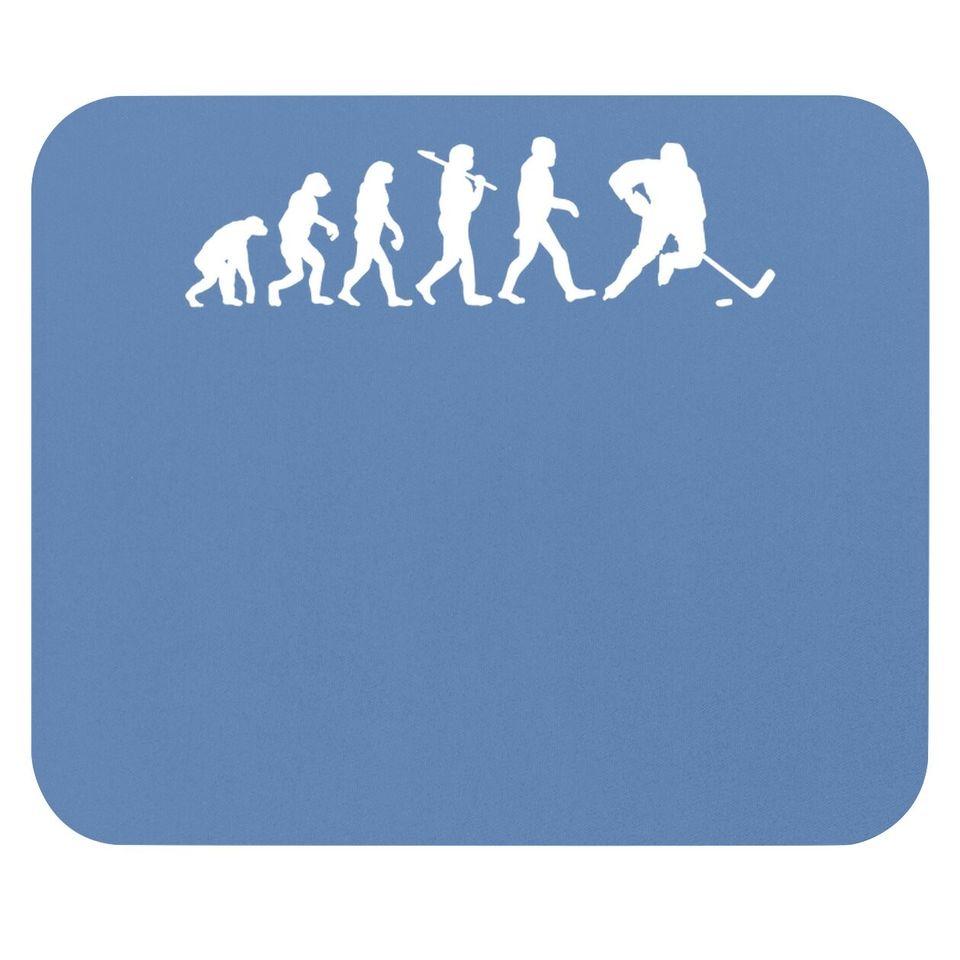 Evolution Of Hockey Mouse Pad - Funny Hockey Mouse Pad