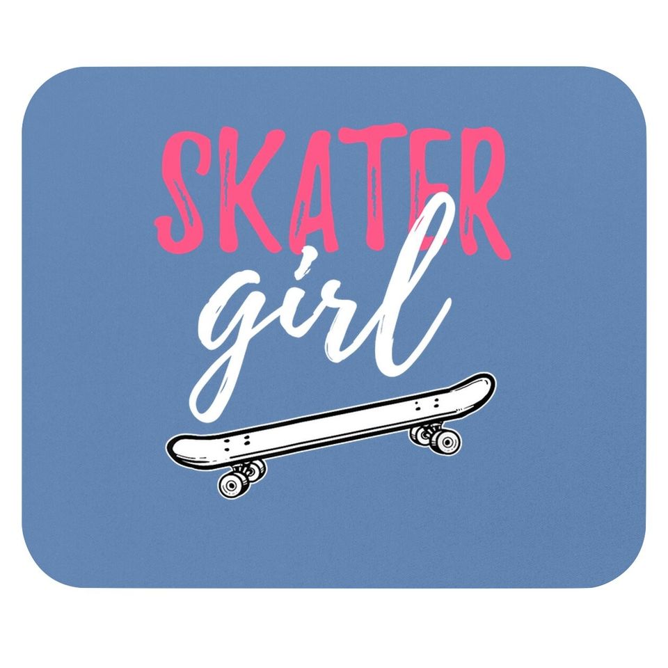Skater Girl Skateboarding Skateboard Girls Gift Mouse Pad