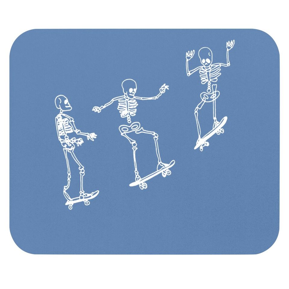 Funny Skeleton Skateboard Mouse Pad Mouse Pad