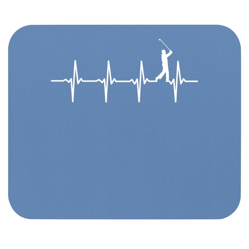 Golf Heartbeat Mouse Pad For Golfers