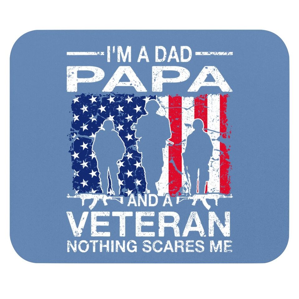 Veterans Day I'm A Dad Papa Mouse Pad