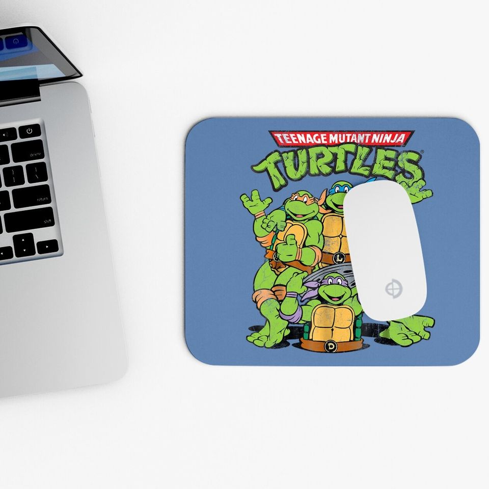 Teenage Mutant Ninja Turtles Classic Retro Logo Mouse Pad