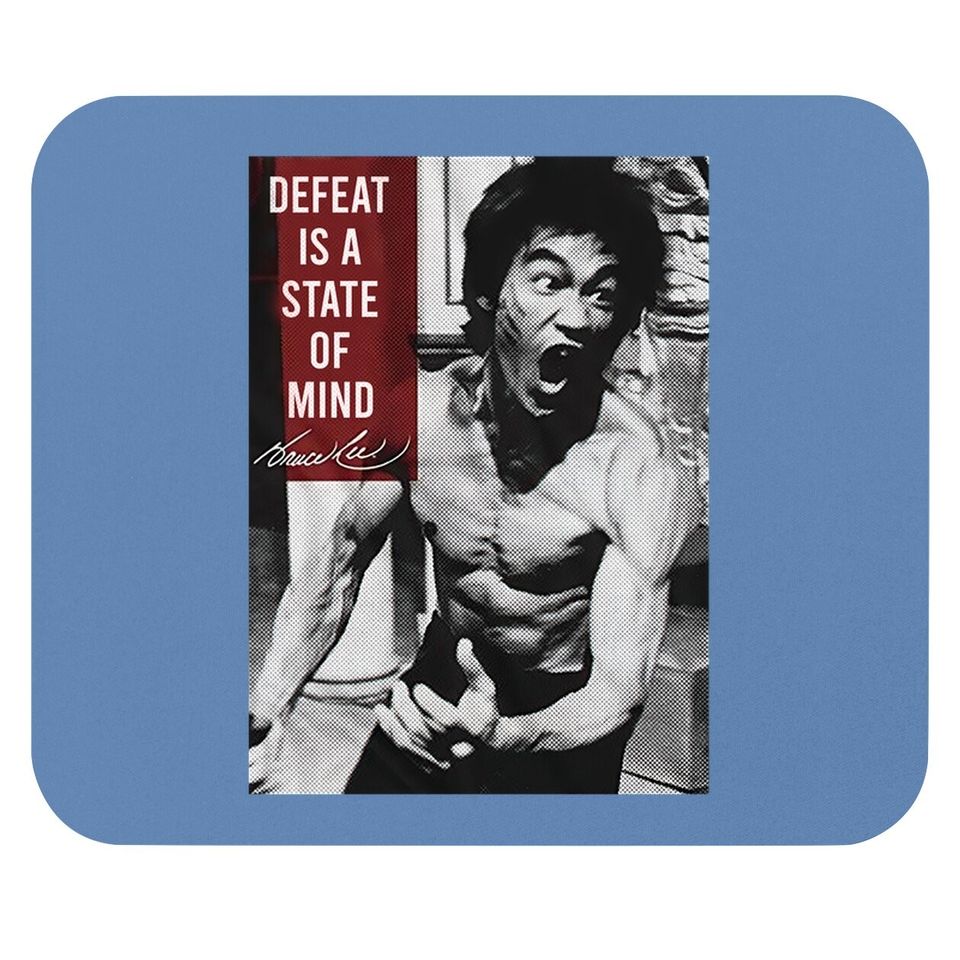 Bruce Lee Quote Chinese Martial Arts Icon Mouse Pad