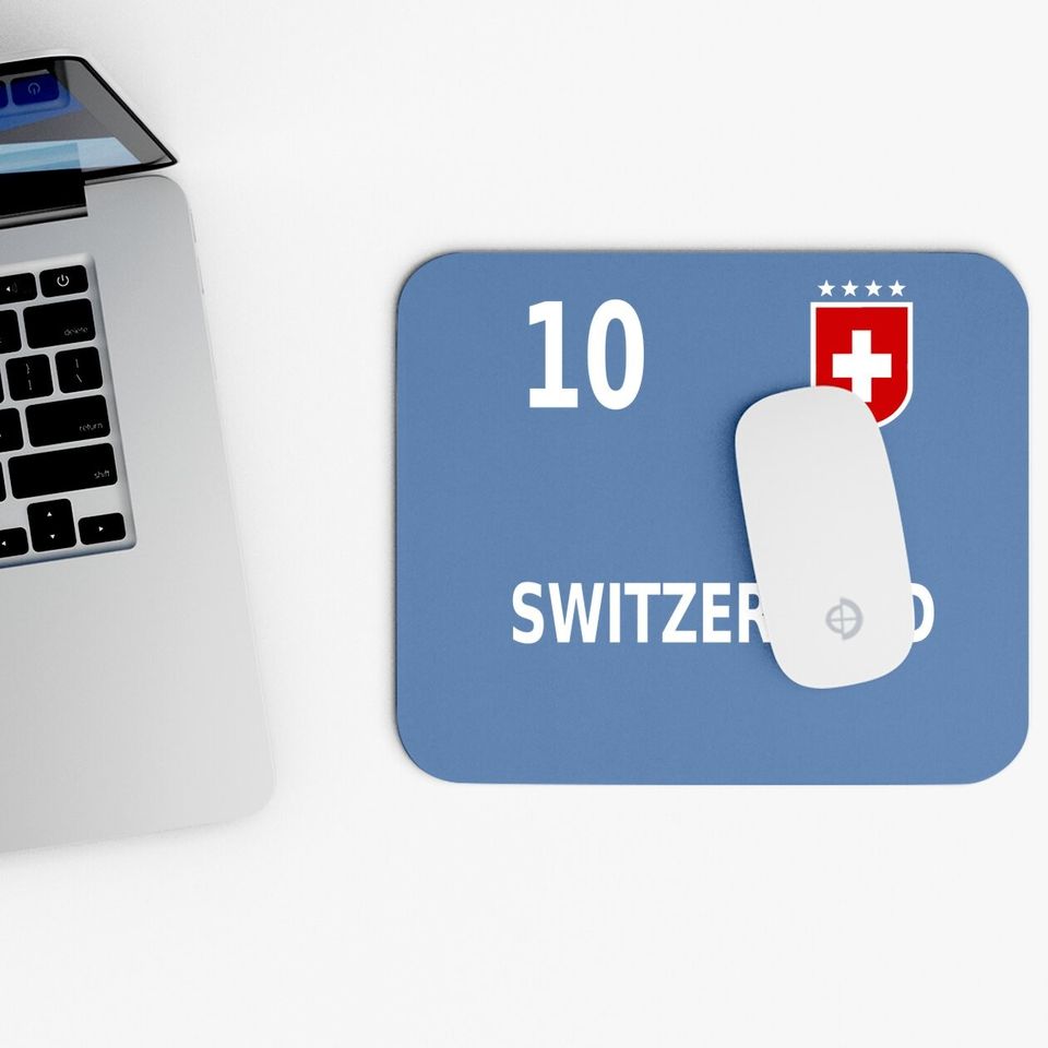 Switzerland Suisse Swiss Soccer Jersey 2020 Mouse Pad