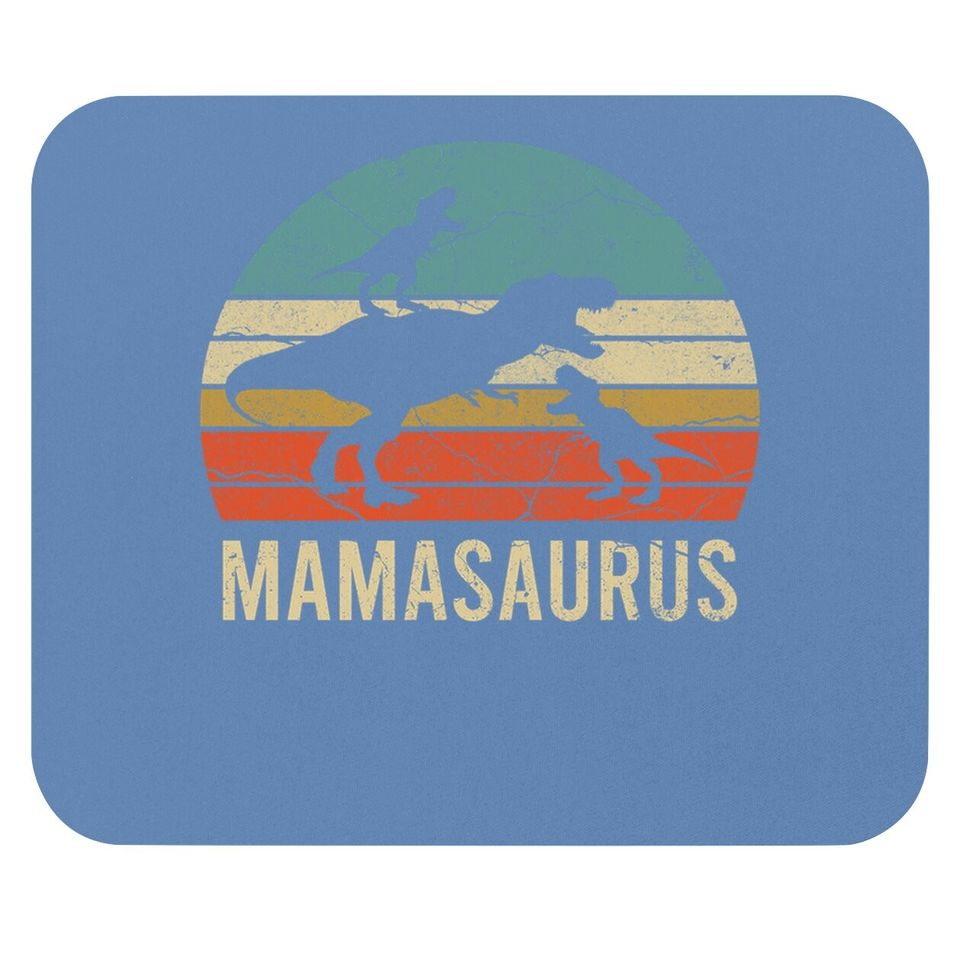 Mommy Mom Mama Dinosaur Two Mamasaurus Gift Mouse Pad
