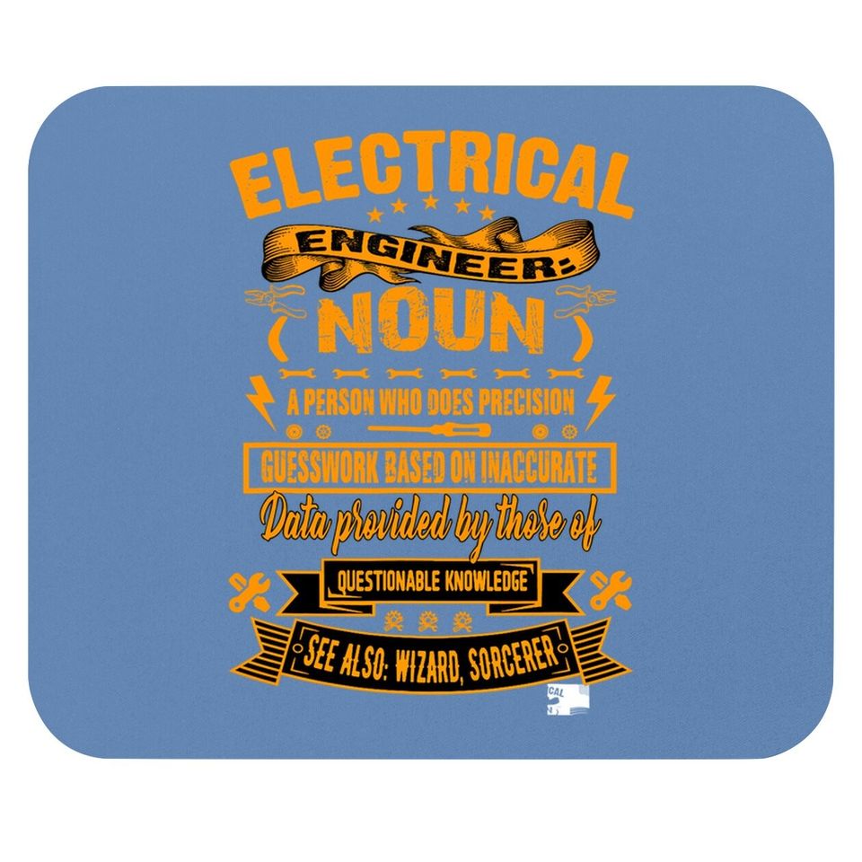 Saying Electrical Engineer Definition Mouse Pad