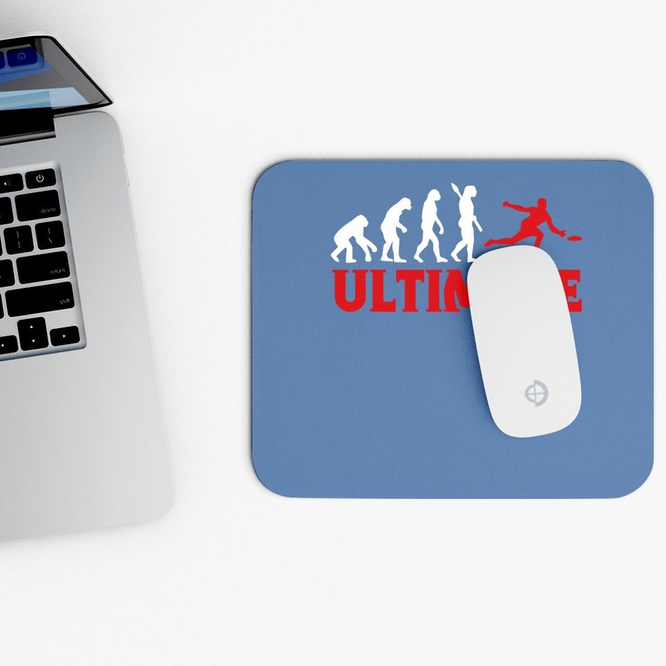 Great Ultimate Frisbee Evolution Gift Mouse Pad