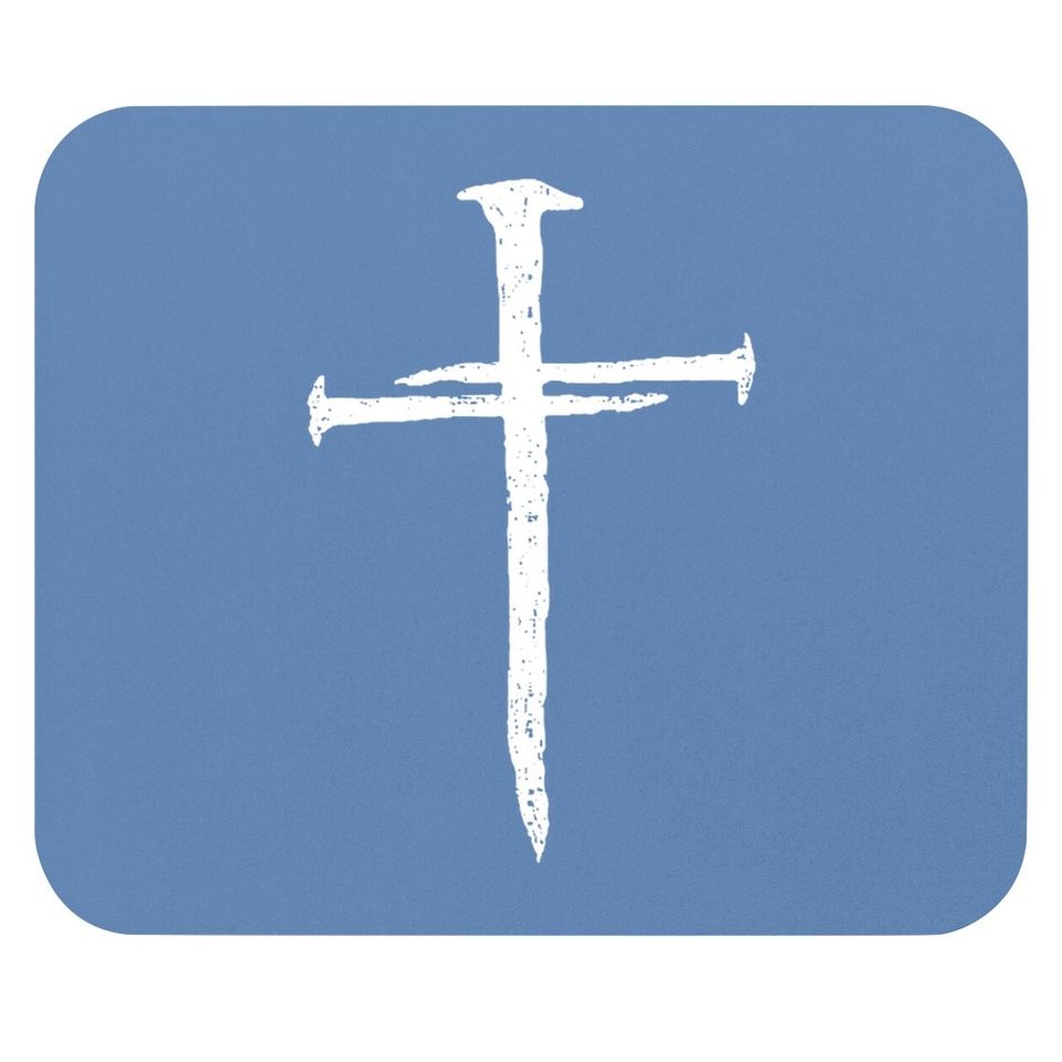 Christian Jesus Nail Cross Mouse Pad