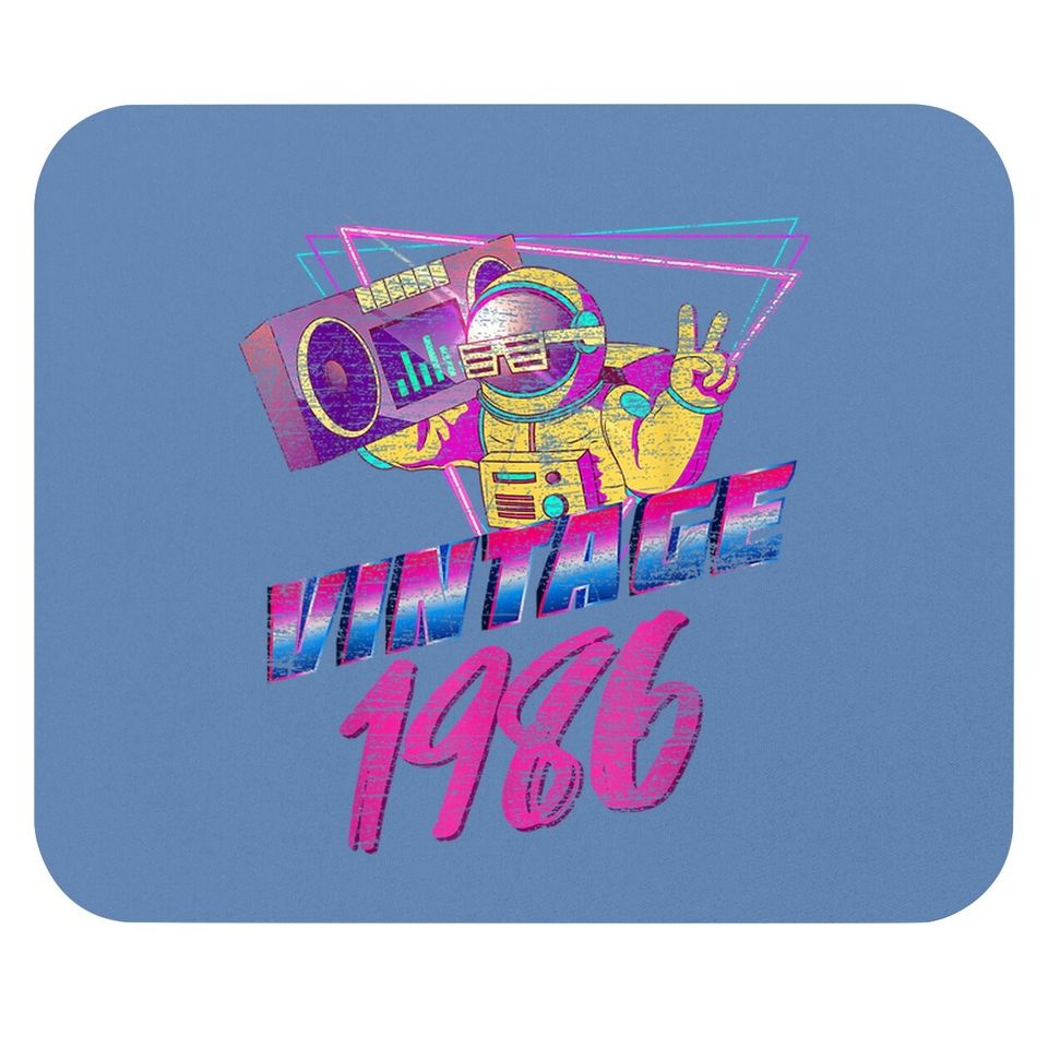 35th Birthday Vintage 1986 Mouse Pad