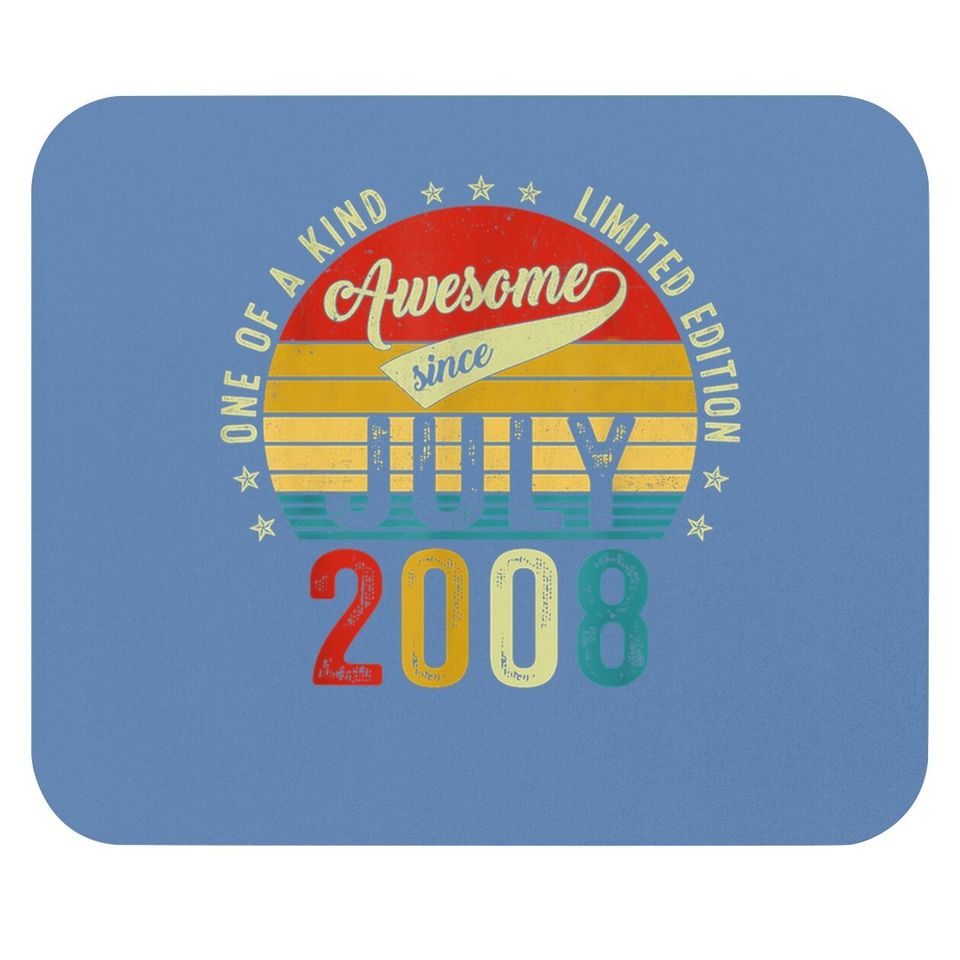 13 Years Old Vintage 2008 Limited Edition Mouse Pad