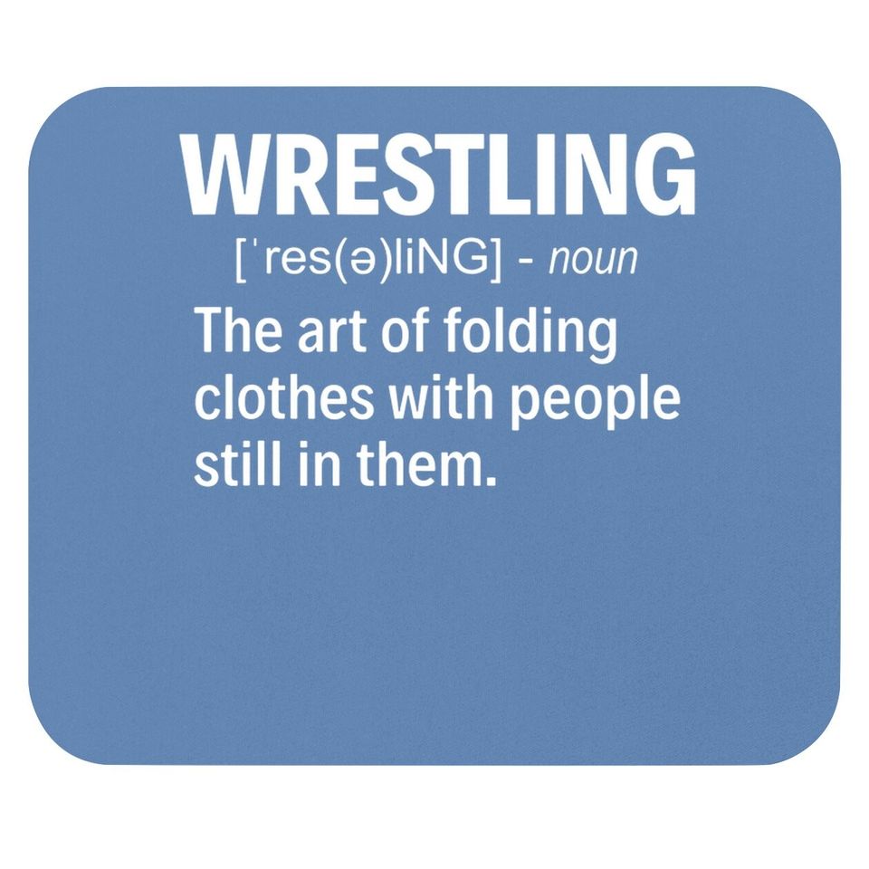 Wrestling Definition Mouse Pad