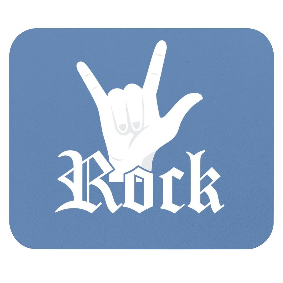 Rock Hand Symbol Popular Rock Singer Mouse Pad