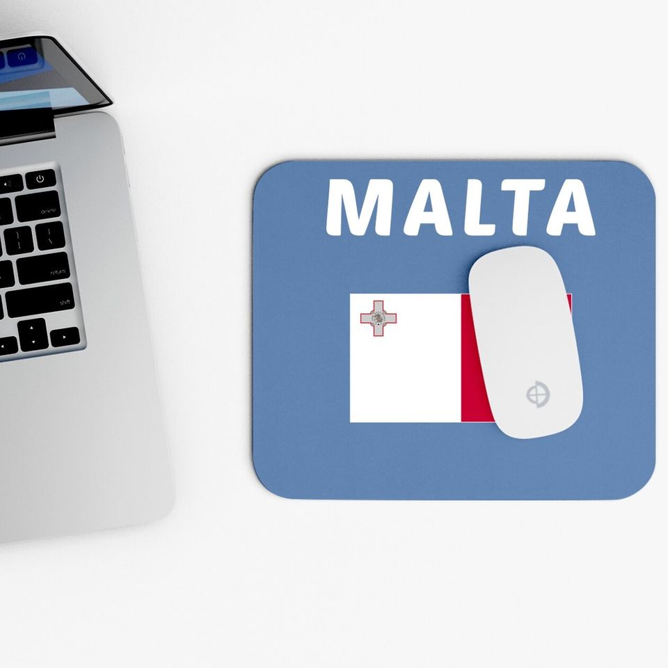 Malta Flag Souvenir Gift Maltese Mouse Pad
