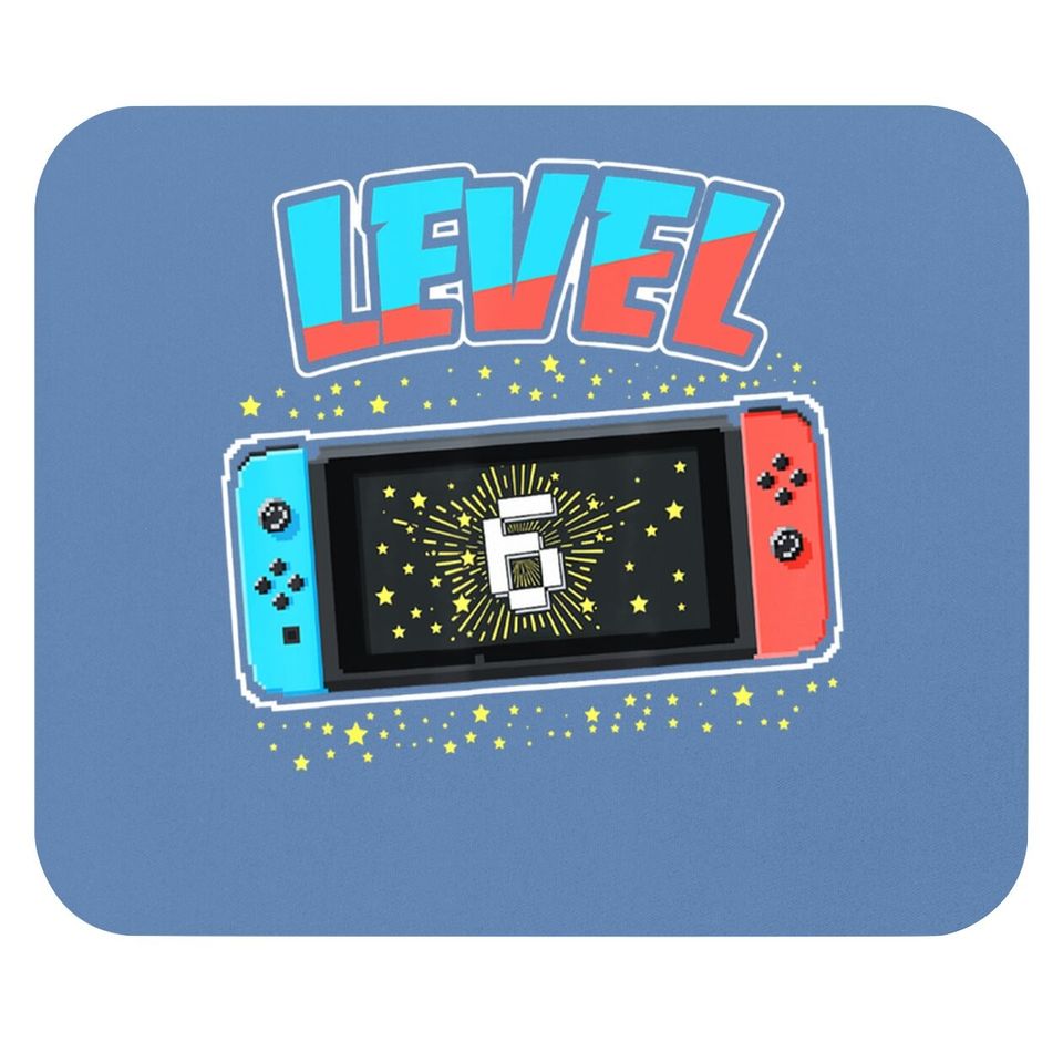 Level 6 Birthday T Boy 6 Years Old Video Games Mouse Pad