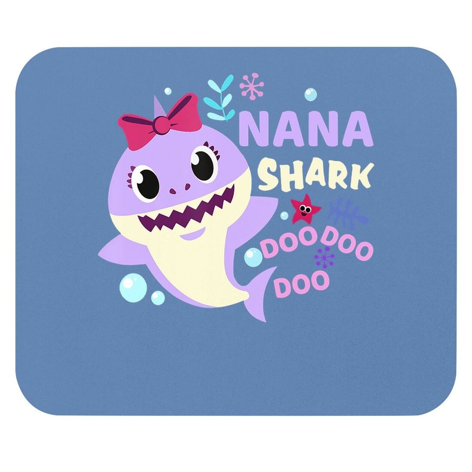 Nana Shark Doo Doo Mouse Pad For Birthday Boy, Girl, Gift Mouse Pad