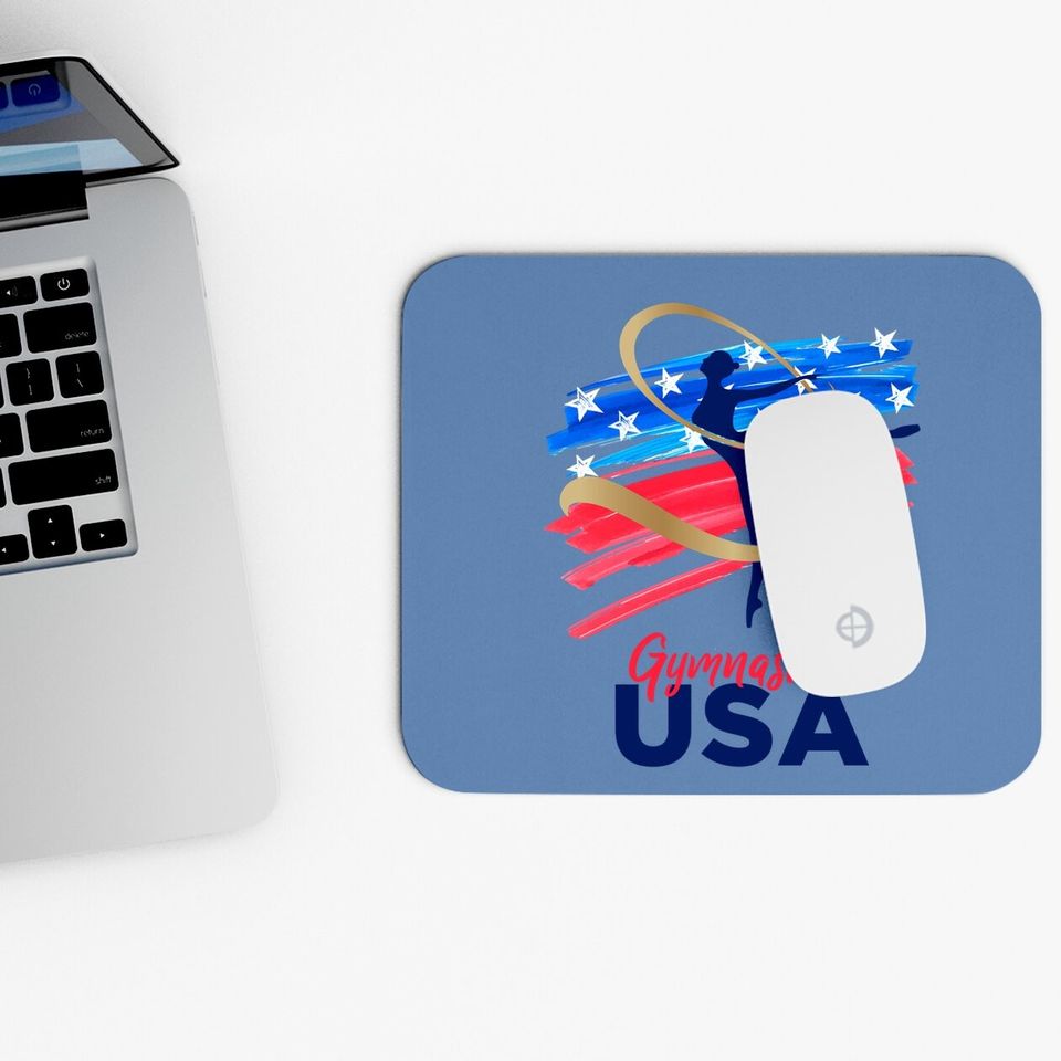 Gymnastics Usa Support The Team Mouse Pad