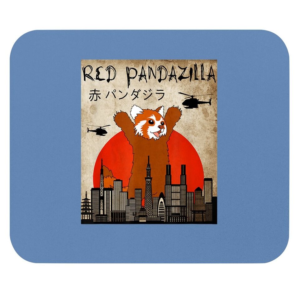Red Panda Red Pandazilla Mouse Pad
