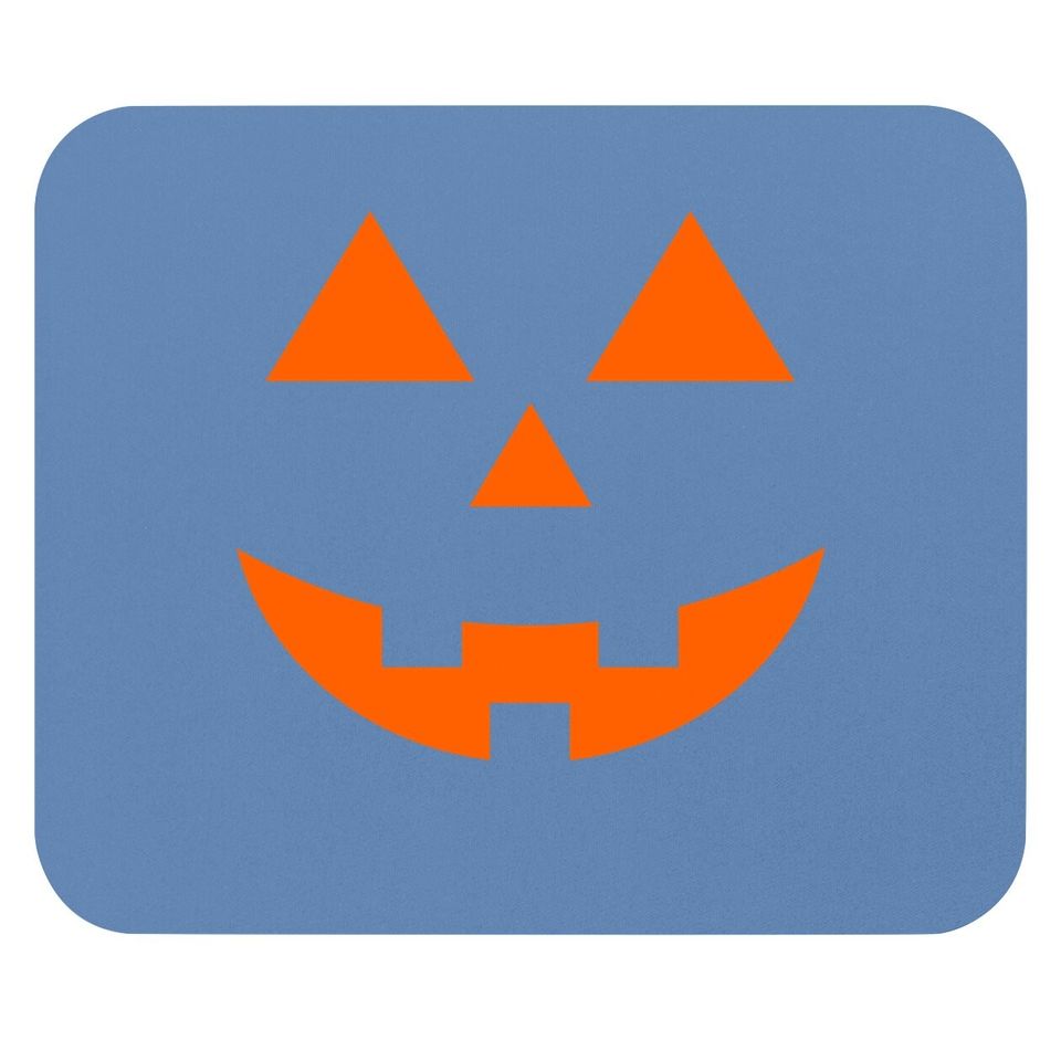 Spooky Jack O Lantern Halloween Party Pumpkin Patch Autumn Mouse Pad